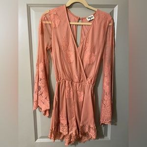 Show Me Your Mumu Lace Romper